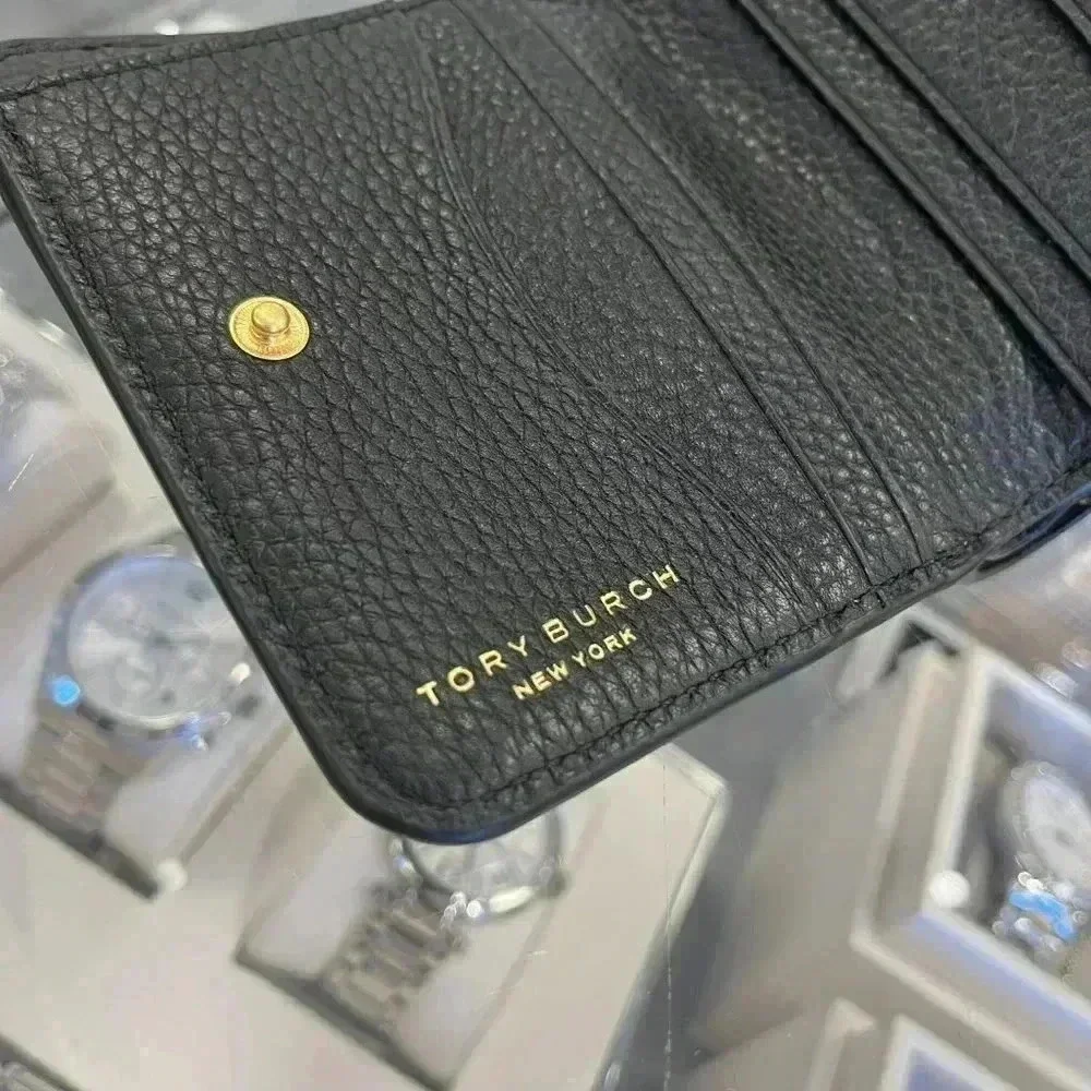 Tory Burch 146463 Thea Bifold Leather Wallet in Black ** GIFT PACKING** - Picture 5 of 13